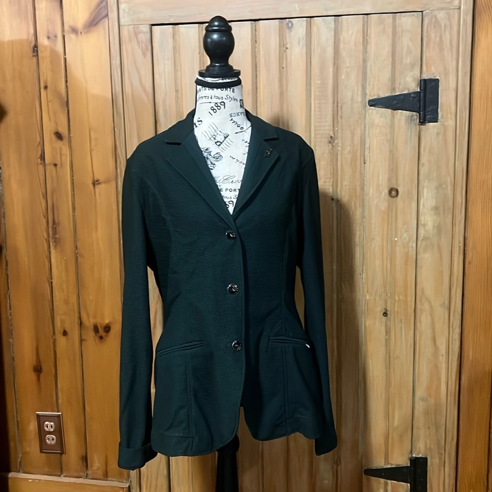 AA Platinum Motionlite XL Green Equestrian Horse Show Coat
